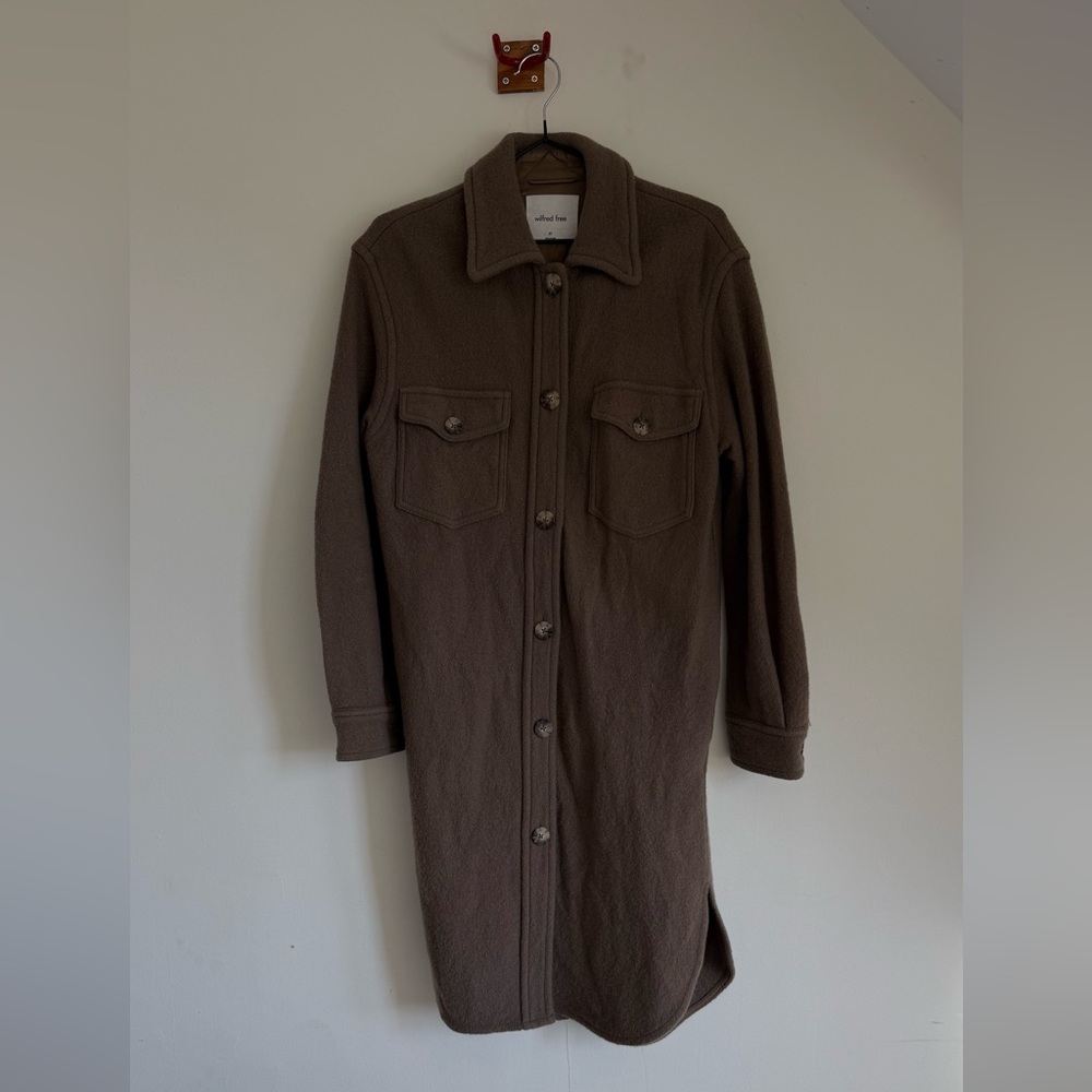 Wilfred Free Coat Deep Taupe - Size XS